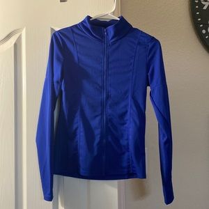Royal blue athletic lulu like define jacket size small